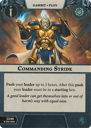 Commanding Stride